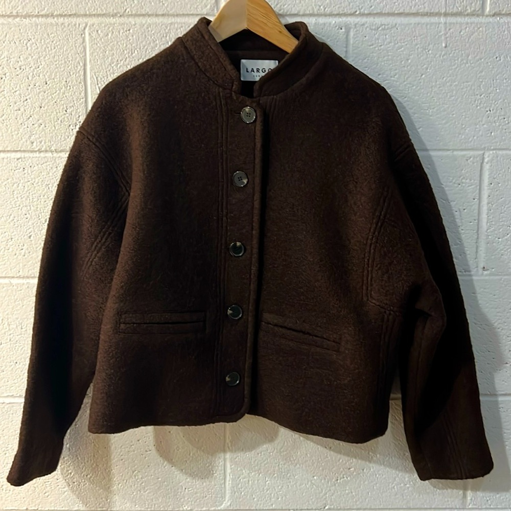 Boiled Wool Coat